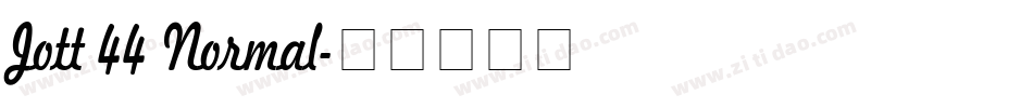 Jott 44 Normal字体转换